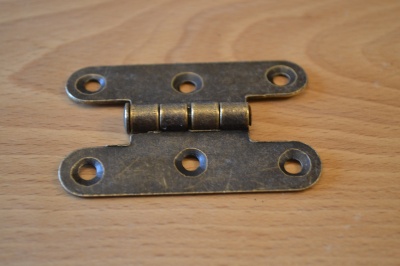 Antique Bronze Parliament Style Hinges (2)